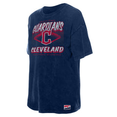 Cleveland Guardians New Era Women's Mineral Wash Oversized T-Shirt - MLB T-shirts