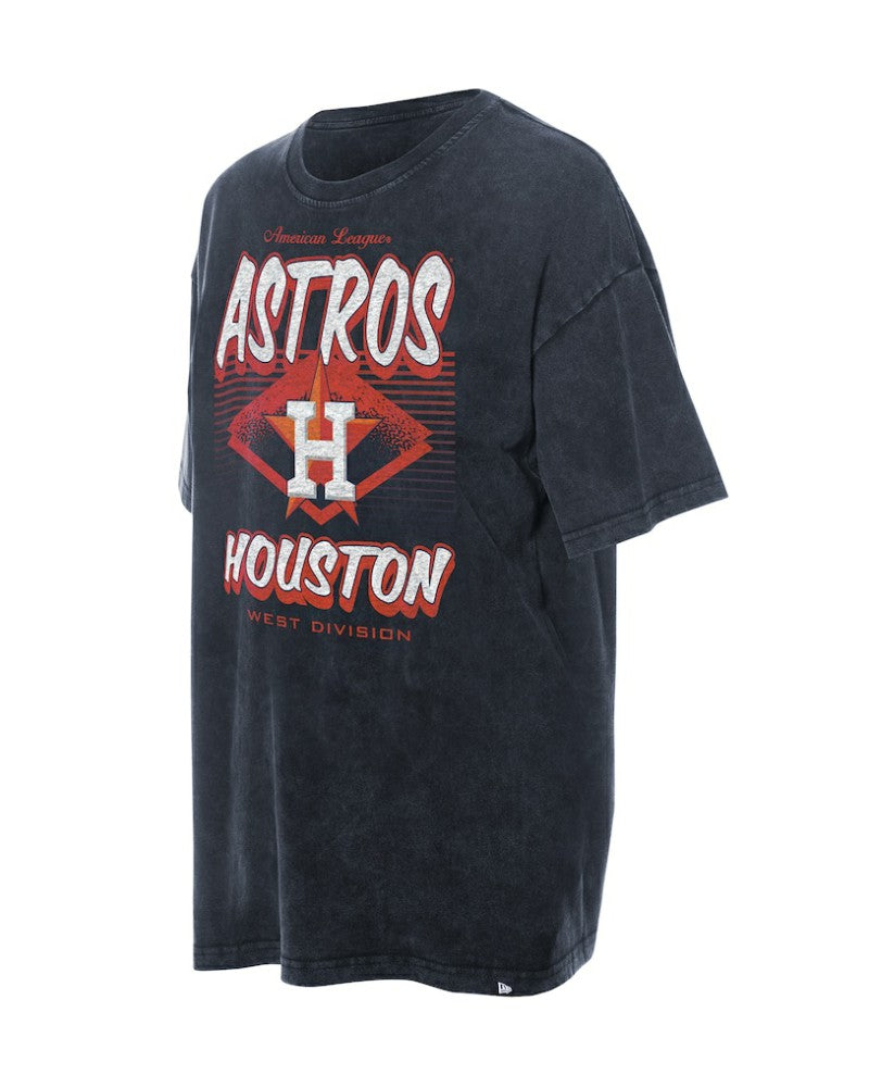 Houston Astros New Era Women's Mineral Wash Oversized T-Shirt - MLB T-shirts