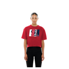 St. Louis Cardinals New Era Women's Boxy Foil Logo T-Shirt - MLB T-shirts