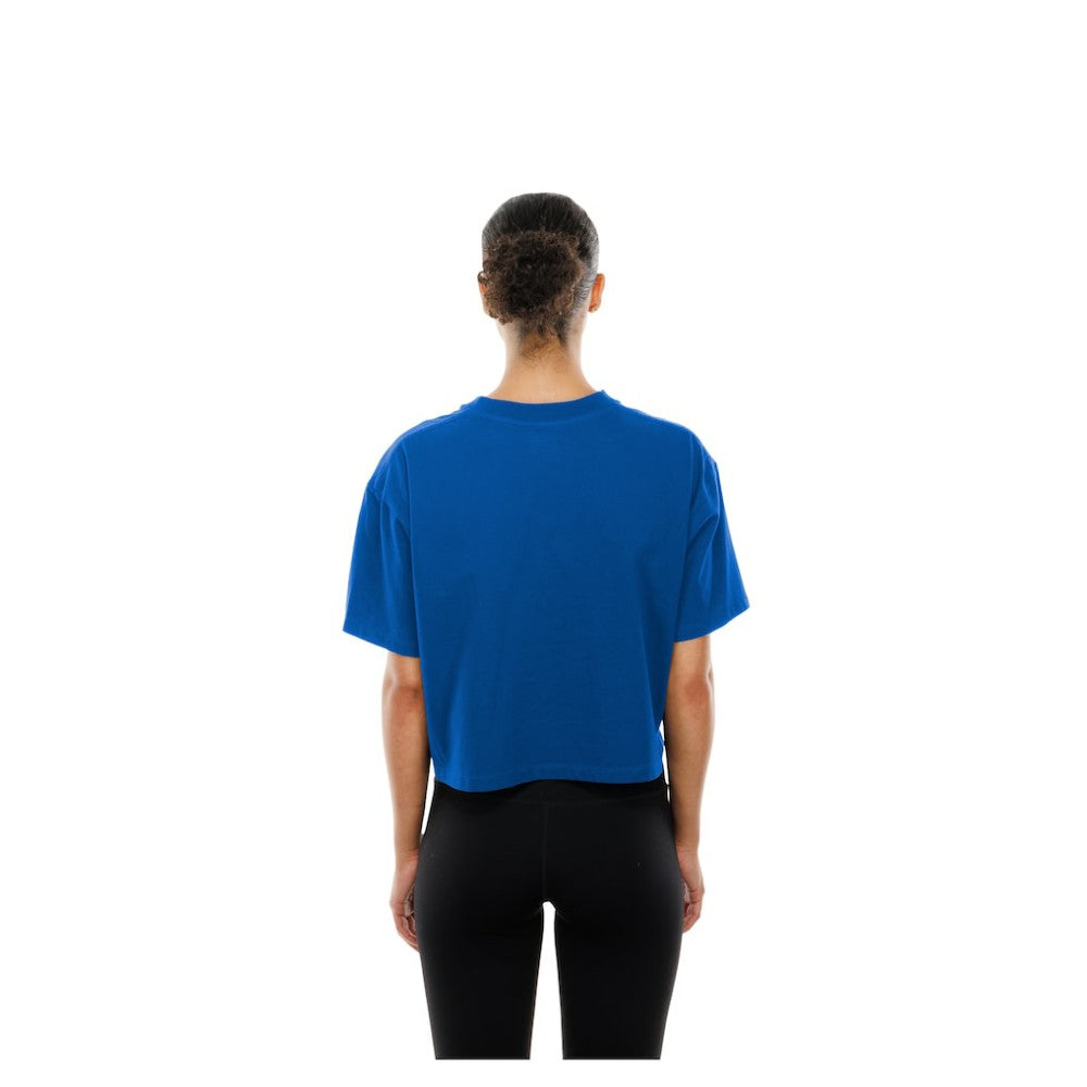 Chicago Cubs New Era Women's Boxy Foil Logo T-Shirt - MLB T-shirts