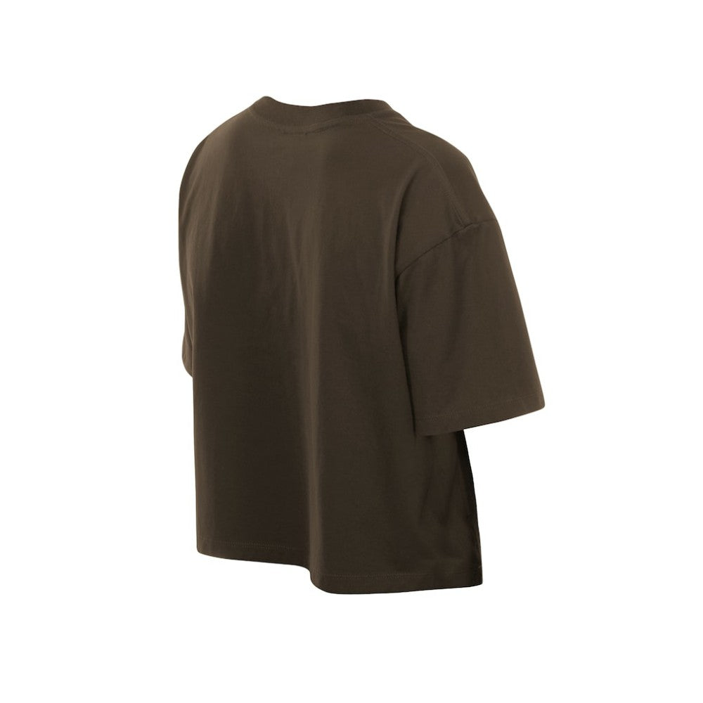 San Diego Padres New Era Women's Boxy Foil Logo T-Shirt - MLB T-shirts