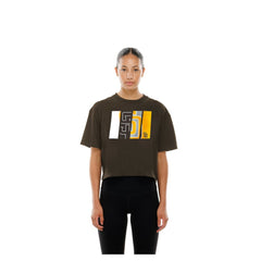 San Diego Padres New Era Women's Boxy Foil Logo T-Shirt - MLB T-shirts