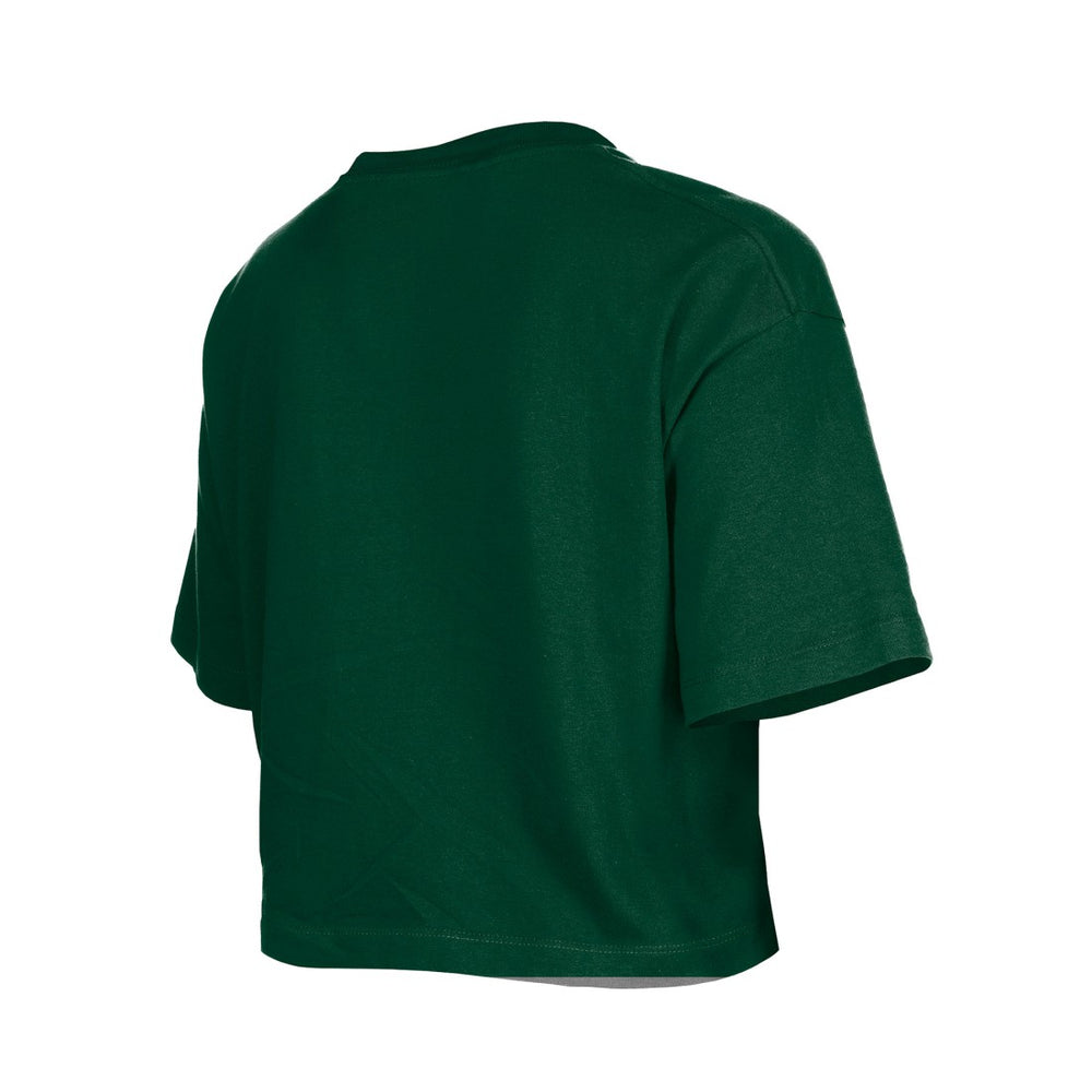 Green Bay Packers Girl's Flip Sequin Boxy T-Shirt | NFL Outlet