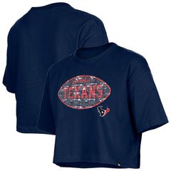Houston Texans Girl's Flip Sequin Boxy T-Shirt | NFL US