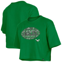 Philadelphia Eagles Girl's Flip Sequin Boxy T-Shirt | NFL On sale