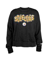Pittsburgh Steelers Girl's Flip Sequin Sweatshirt | NFL Discount