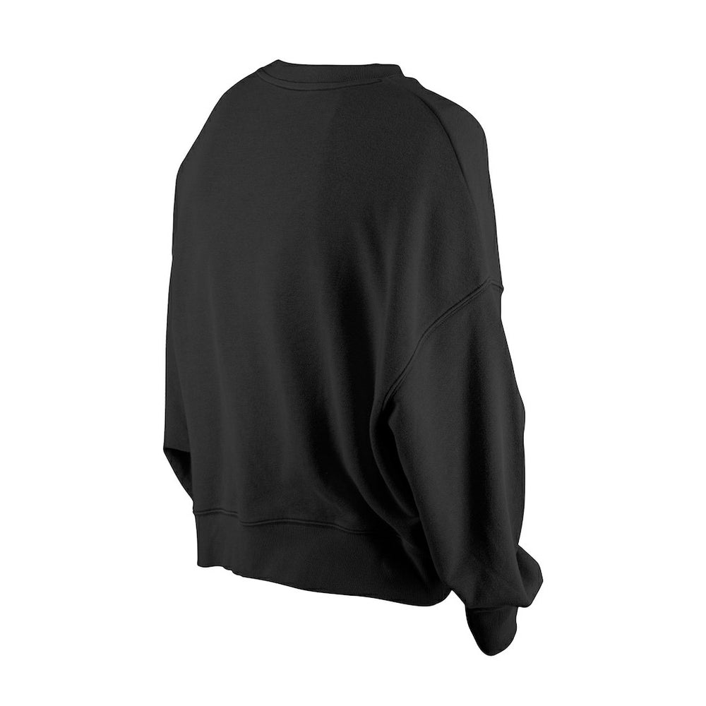 Baltimore Ravens Women's Oversized Throwback Mineral Wash Crew Neck Sweatshirt | NFL Outlet