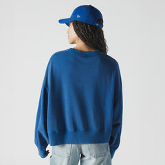Buffalo Bills Women's Oversized Throwback Mineral Wash Crew Neck Sweatshirt | NFL Sale