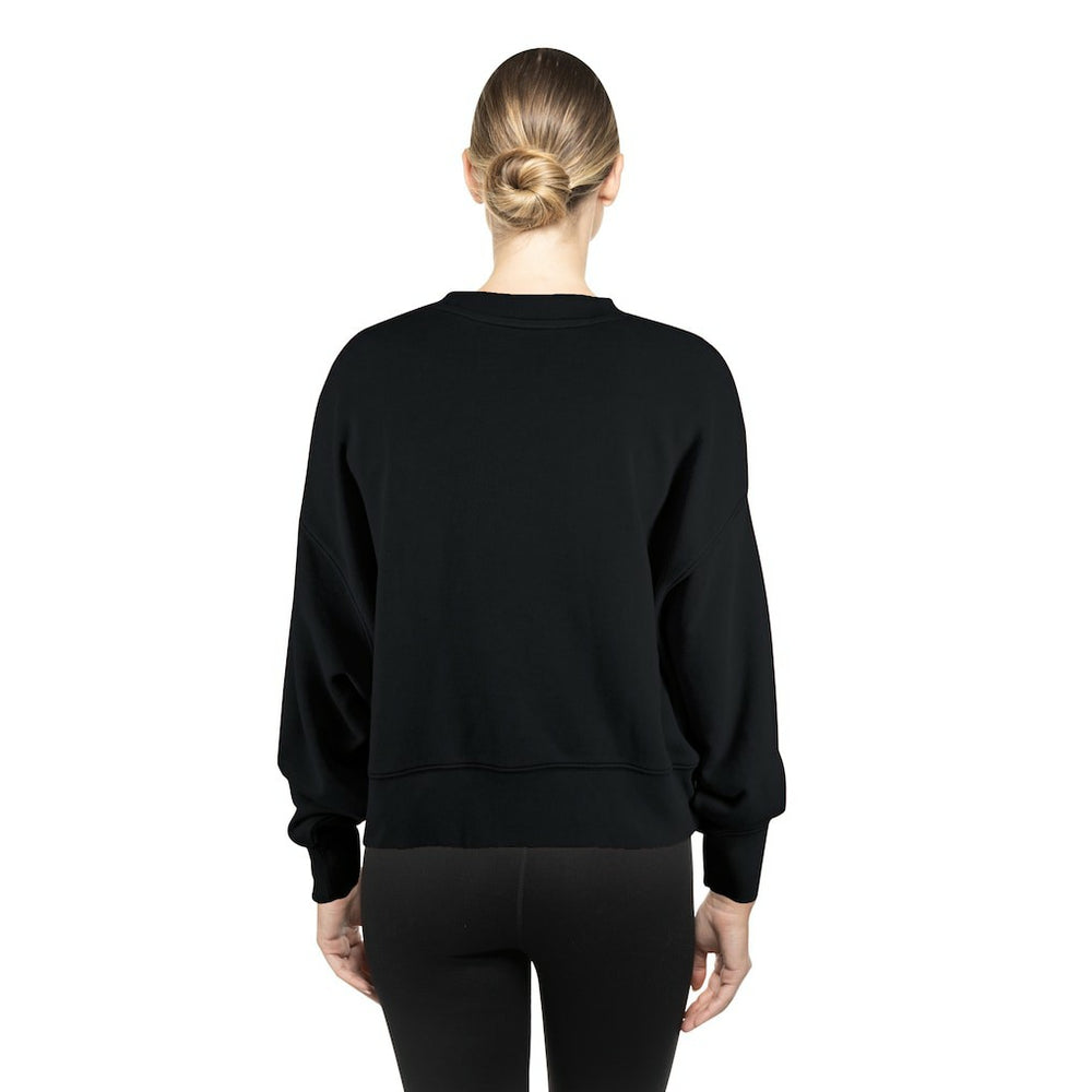 Philadelphia Eagles Women's Oversized Throwback Mineral Wash Crew Neck Sweatshirt | NFL Outlet