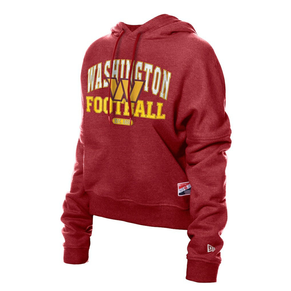 Washington Commanders Women's Throwback Boxy Hoodie Sweatshirt | NFL Sale