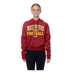 Washington Commanders Women's Throwback Boxy Hoodie Sweatshirt | NFL Sale