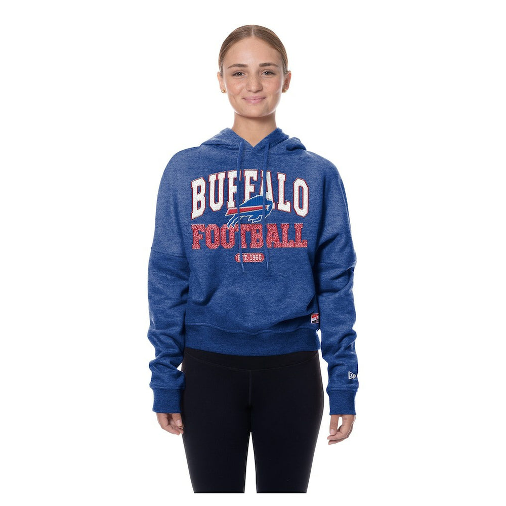 Buffalo Bills Women's Throwback Boxy Hoodie Sweatshirt | NFL US