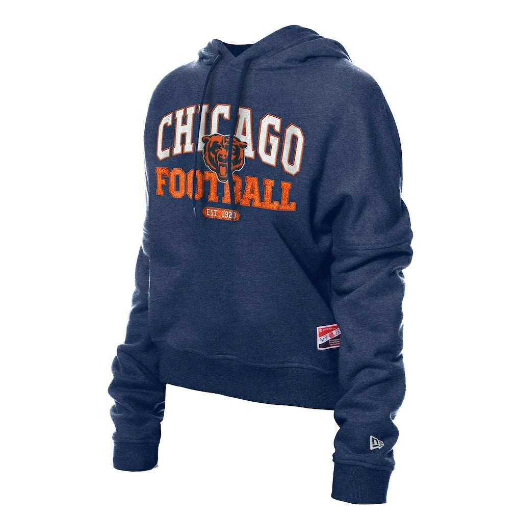 Chicago Bears Women's Throwback Boxy Hoodie Sweatshirt | NFL New
