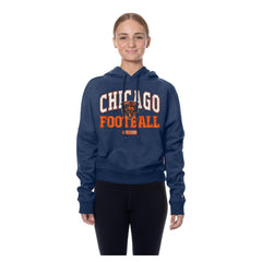 Chicago Bears Women's Throwback Boxy Hoodie Sweatshirt | NFL New