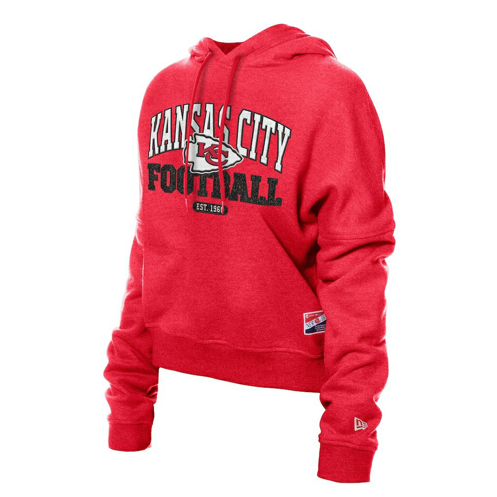 Kansas City Chiefs Women's Throwback Boxy Hoodie Sweatshirt | NFL Online