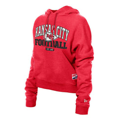 Kansas City Chiefs Women's Throwback Boxy Hoodie Sweatshirt | NFL Online
