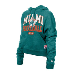 Miami Dolphins Women's Throwback Boxy Hoodie Sweatshirt | NFL Online