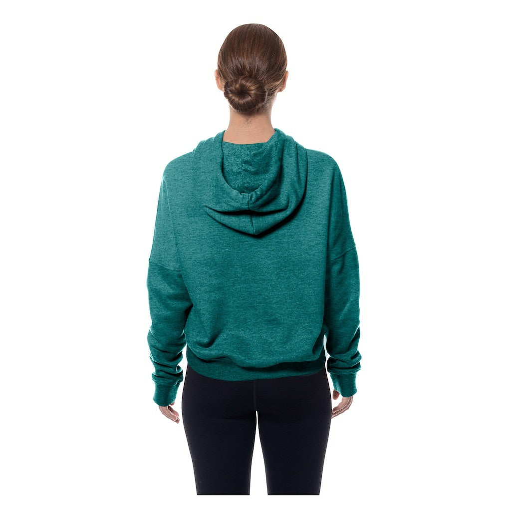 Miami Dolphins Women's Throwback Boxy Hoodie Sweatshirt | NFL Online