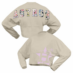 Houston Astros Fanatics Women's Floral Preppy Cropped Long Sleeve T-Shirt - MLB T-shirts