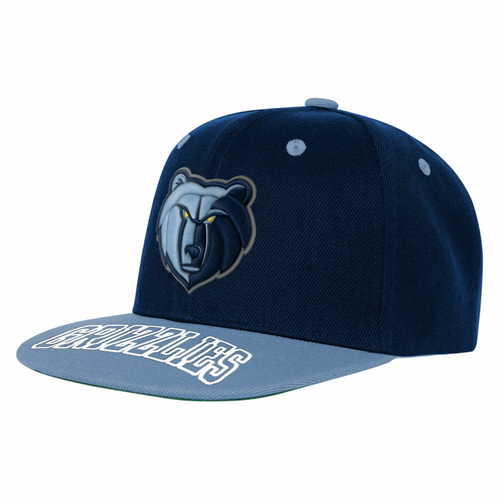 Navy/Light Blue Memphis Grizzlies Outerstuff Youth Two-Tone Snapback Hat | NBA