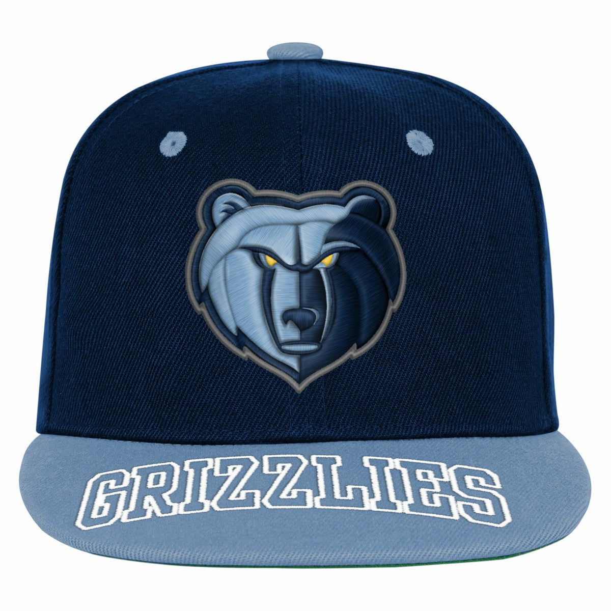 Navy/Light Blue Memphis Grizzlies Outerstuff Youth Two-Tone Snapback Hat | NBA