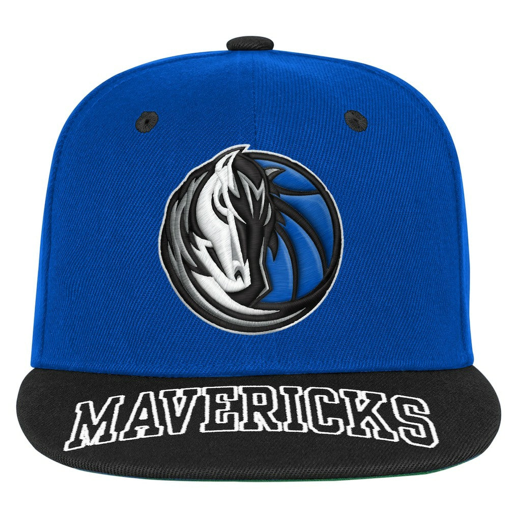Blue/Black Dallas Mavericks Outerstuff Youth Two-Tone Snapback Hat sale | NBA