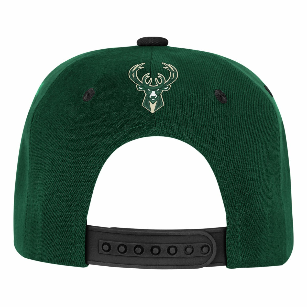 Hunter Green/Black Milwaukee Bucks Outerstuff Youth Two-Tone Snapback Hat | NBA