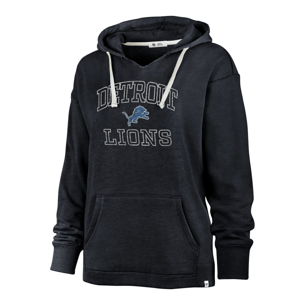 Detroit Lions '47 Women's Plus Size Clarity Kennedy Pullover Hoodie | NFL Discount