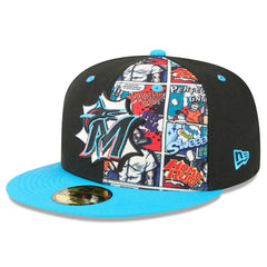 Miami Marlins New Era 2025 MLB Diamond Hero Edition 59FIFTY Fitted Hat - MLB Hats