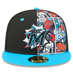 Miami Marlins New Era 2025 MLB Diamond Hero Edition 59FIFTY Fitted Hat - MLB Hats