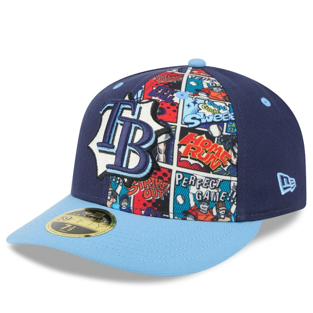 Tampa Bay Rays New Era 2025 MLB Diamond Hero Edition Low Profile 59FIFTY Fitted Hat - MLB Hats