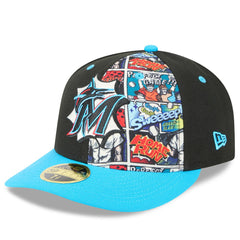 Miami Marlins New Era 2025 MLB Diamond Hero Edition Low Profile 59FIFTY Fitted Hat - MLB Hats