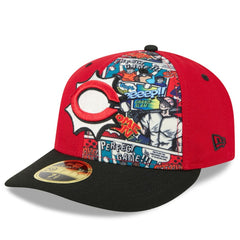 Cincinnati Reds New Era 2025 MLB Diamond Hero Edition Low Profile 59FIFTY Fitted Hat - MLB Hats