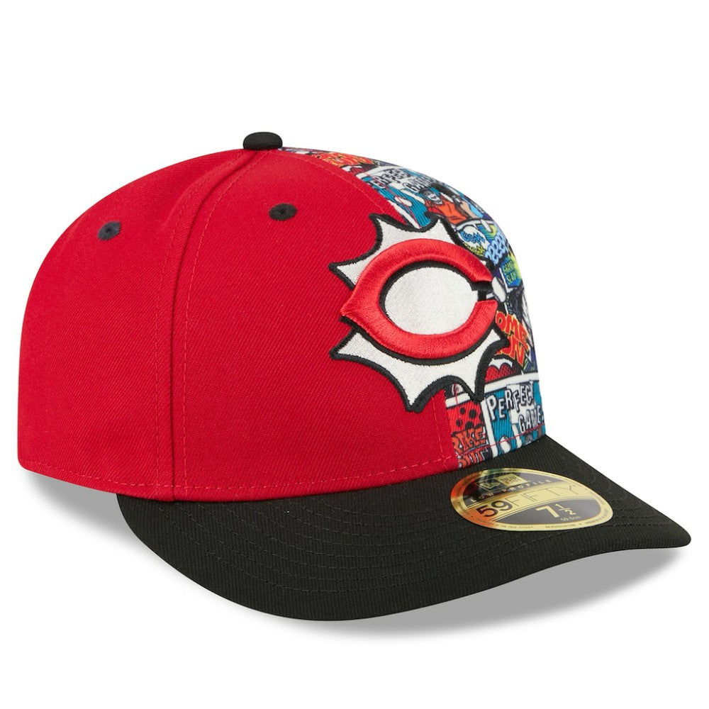 Cincinnati Reds New Era 2025 MLB Diamond Hero Edition Low Profile 59FIFTY Fitted Hat - MLB Hats