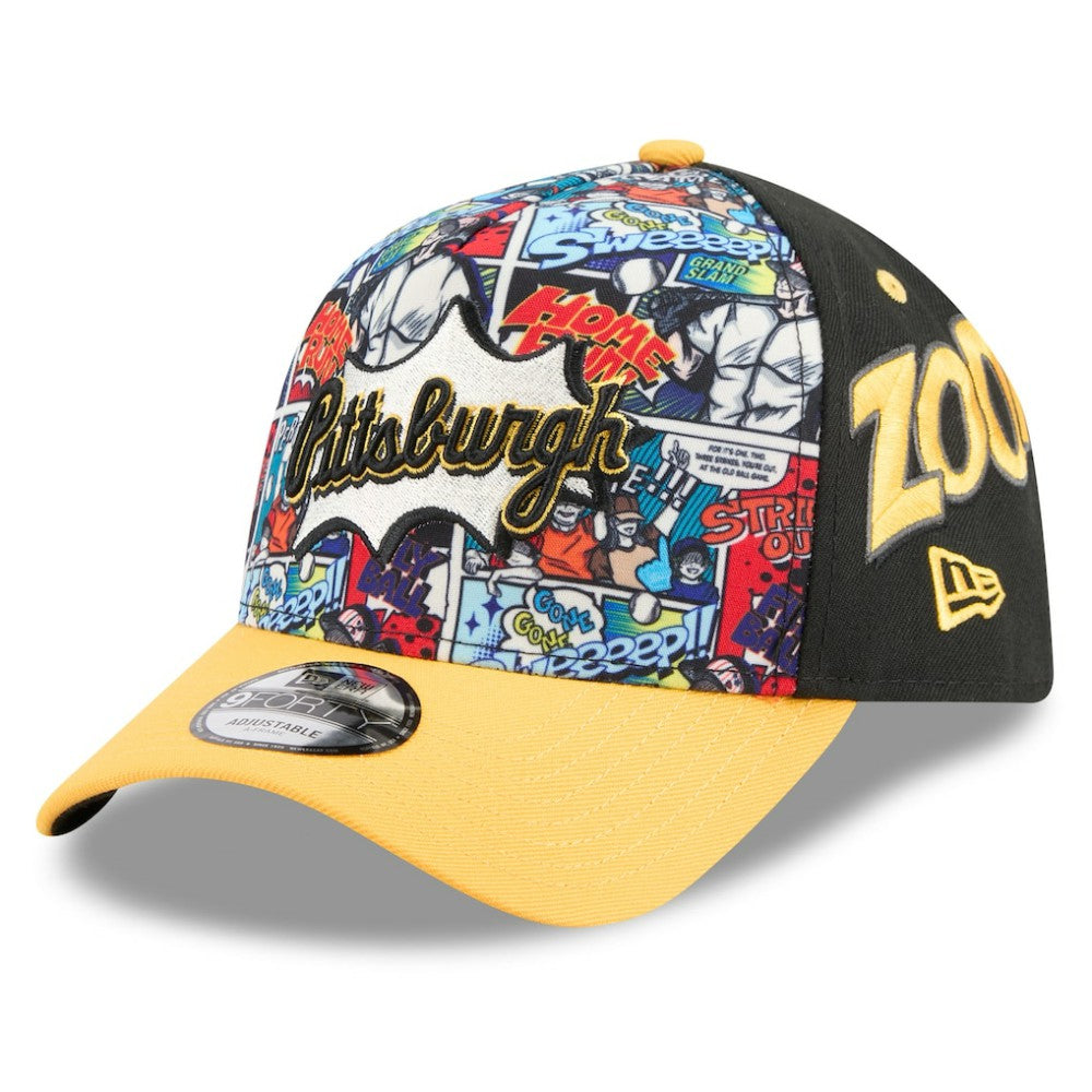 Pittsburgh Pirates New Era Youth 2025 MLB Diamond Hero Edition A-Frame 9FORTY Adjustable Hat - MLB Hats