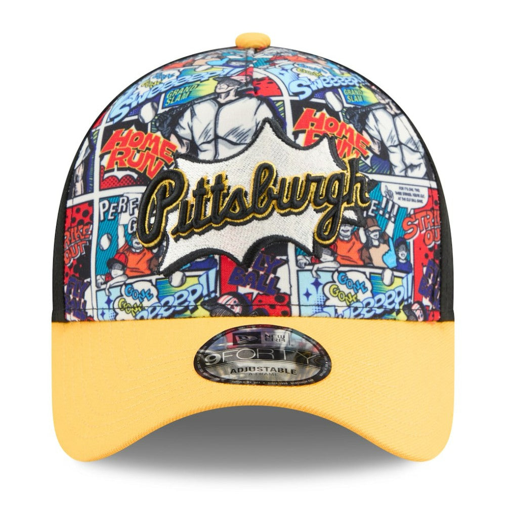 Pittsburgh Pirates New Era Youth 2025 MLB Diamond Hero Edition A-Frame 9FORTY Adjustable Hat - MLB Hats