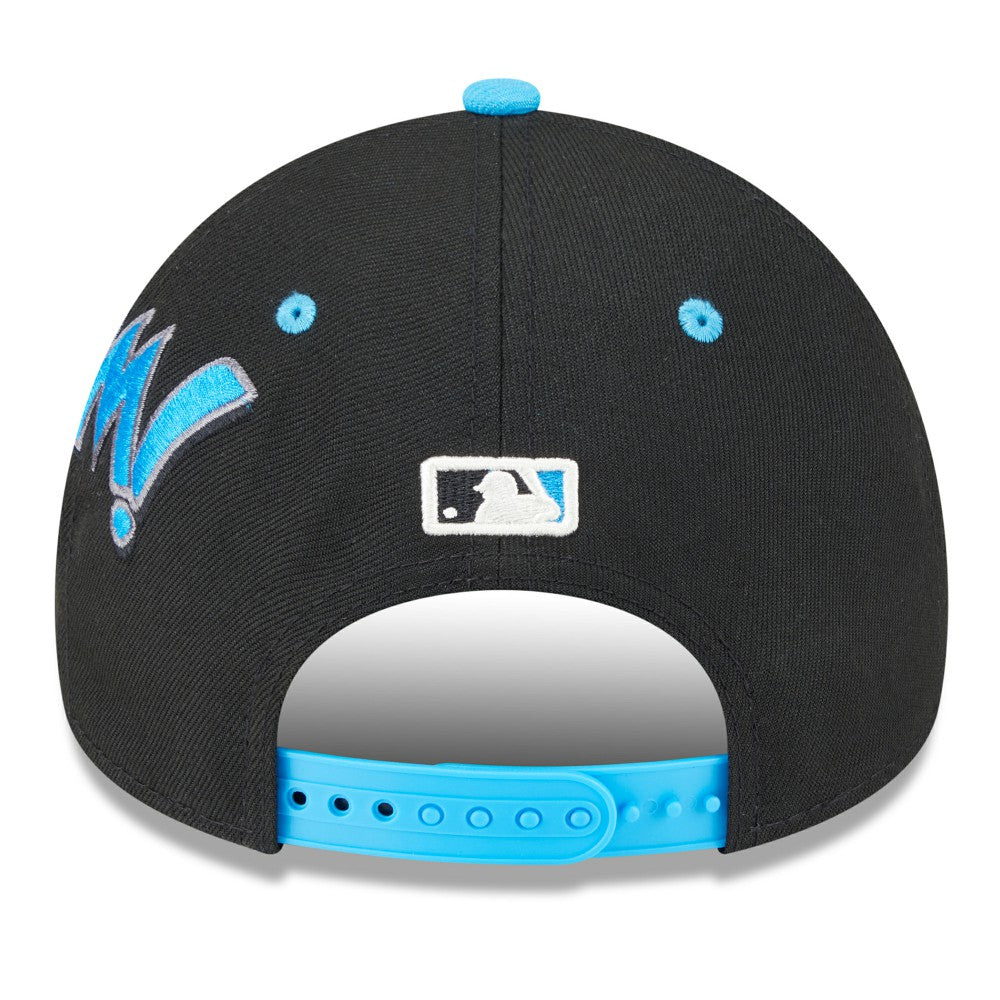 Miami Marlins New Era Youth 2025 MLB Diamond Hero Edition A-Frame 9FORTY Adjustable Hat - MLB Hats