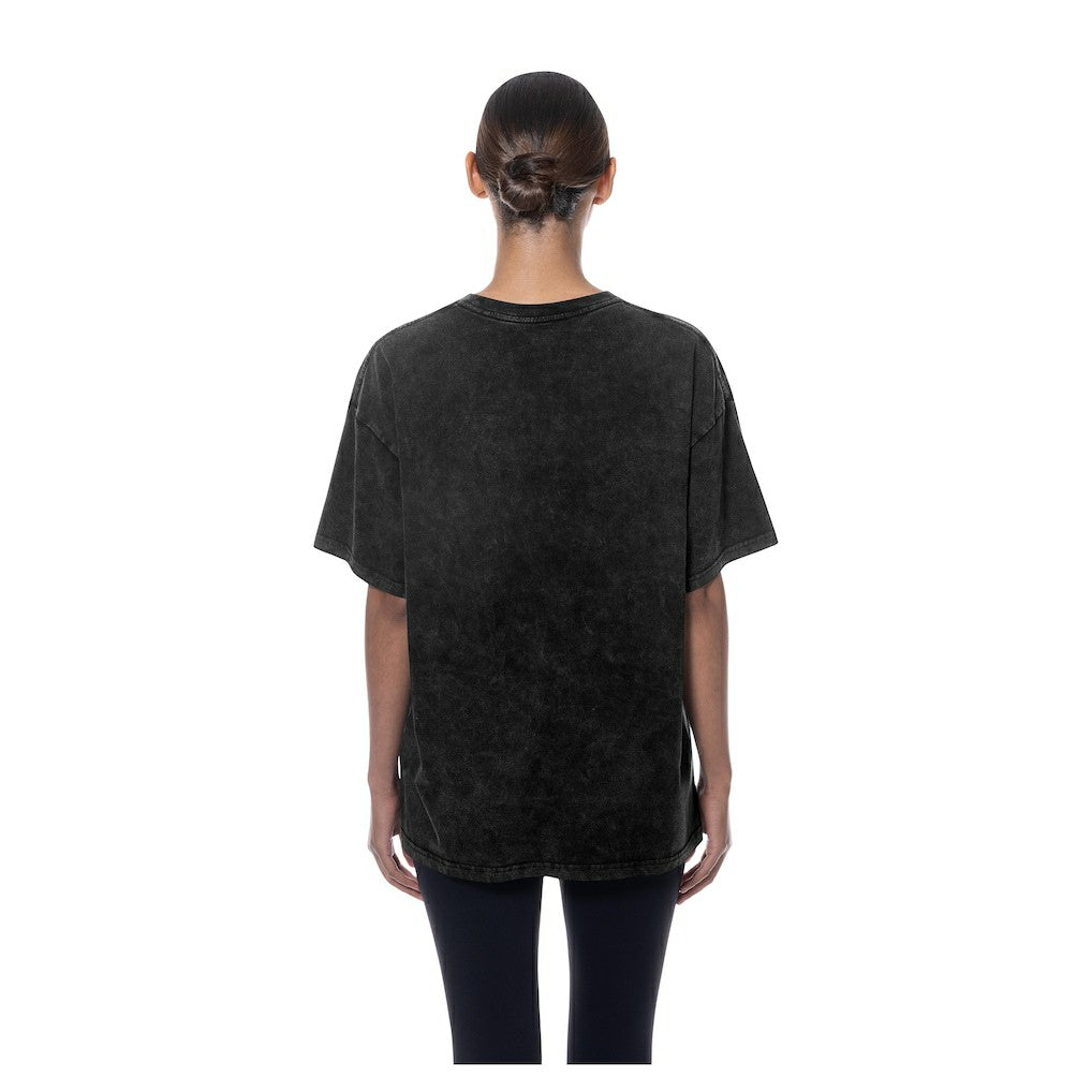 Black Boston Celtics Women's Throwback Mineral Wash Oversized T-Shirt | NBA