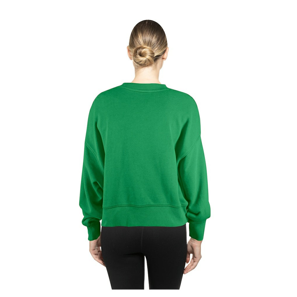 Kelly Green Boston Celtics Women's Boxy Throwback Mineral Wash Sweatshirt | NBA