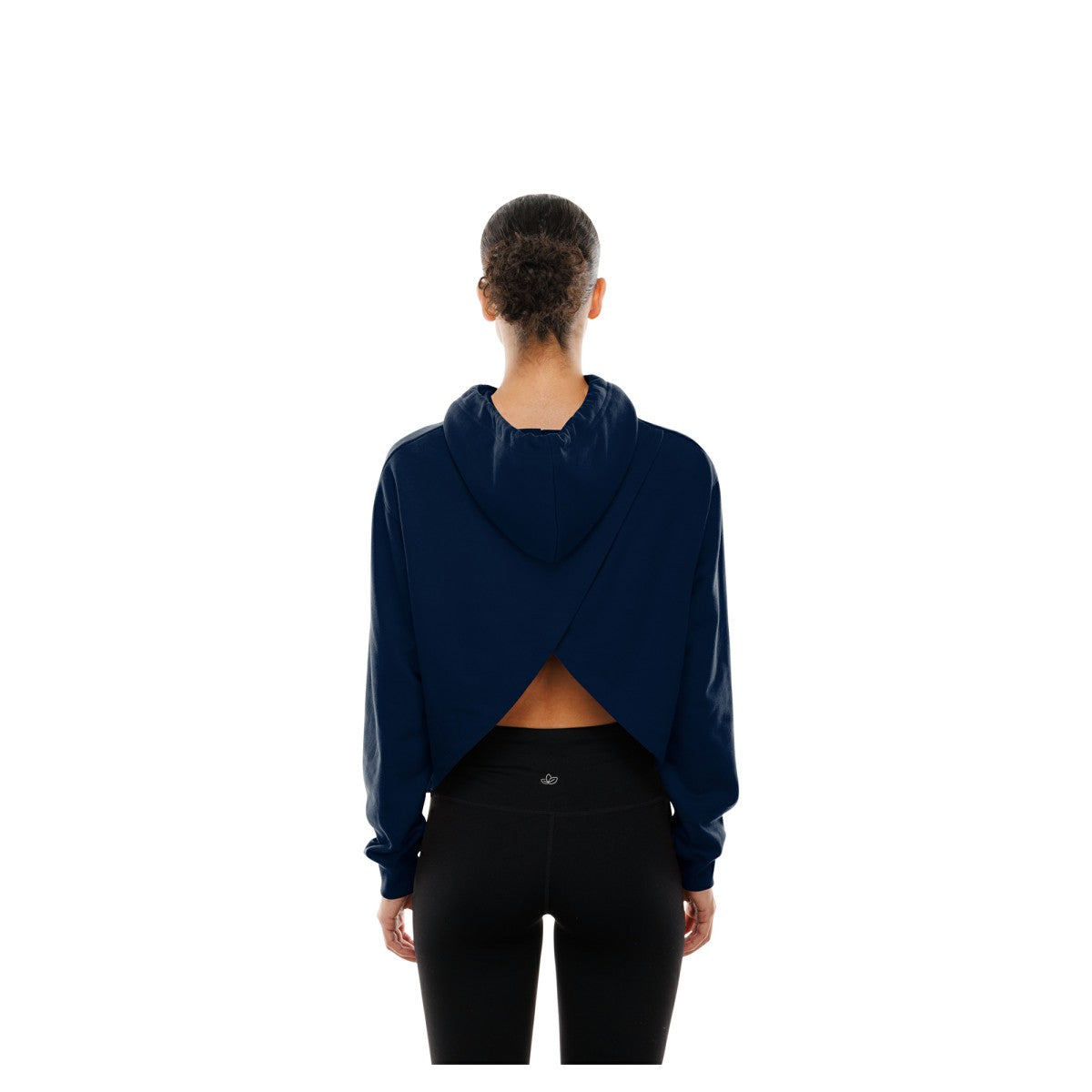 Navy Minnesota Timberwolves Women's Glam Game Open Back Hoodie | NBA