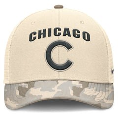 Chicago Cubs Nike Camo Natural Pack Rise Adjustable Trucker Hat - MLB Hats