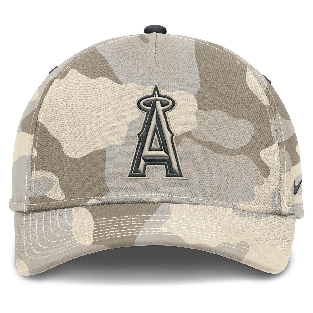 Los Angeles Angels Nike Camo Pack Rise Adjustable Hat - MLB Hats