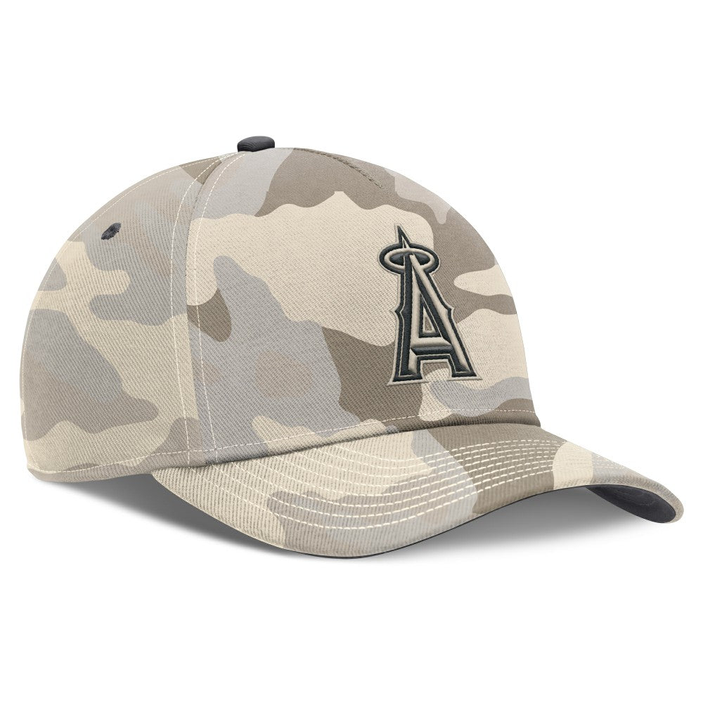 Los Angeles Angels Nike Camo Pack Rise Adjustable Hat - MLB Hats