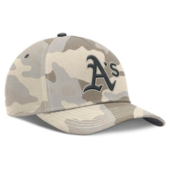 Athletics Nike Camo Pack Rise Adjustable Hat - MLB Hats