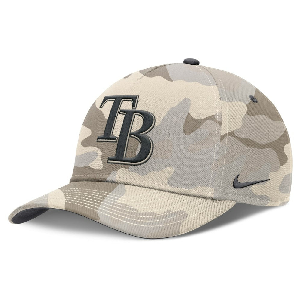 Tampa Bay Rays Nike Camo Pack Rise Adjustable Hat - MLB Hats