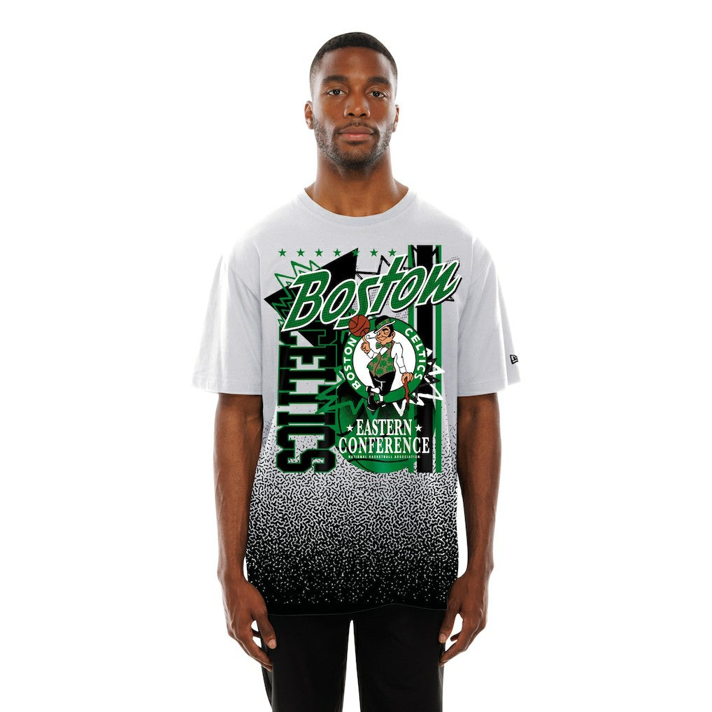 White Boston Celtics Injection Sport Classics T-Shirt | NBA
