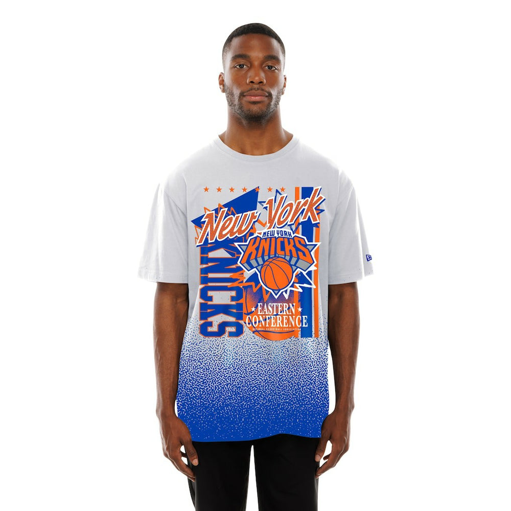 White New York Knicks Injection Sport Classics T-Shirt | NBA