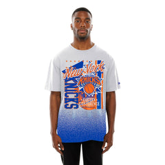 White New York Knicks Injection Sport Classics T-Shirt | NBA