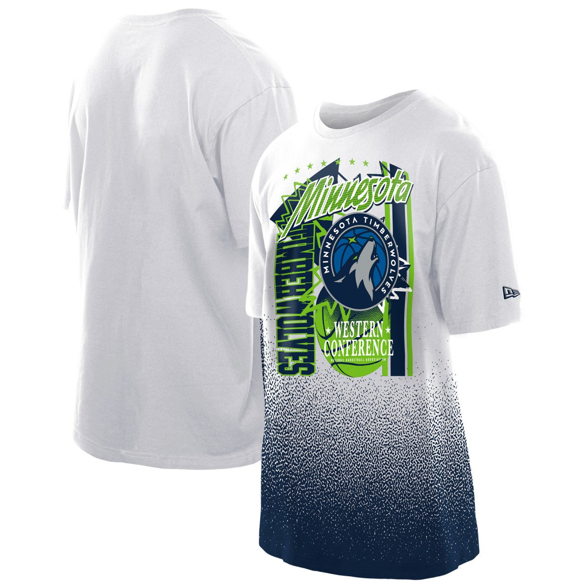 White Minnesota Timberwolves Injection Sport Classics T-Shirt | NBA