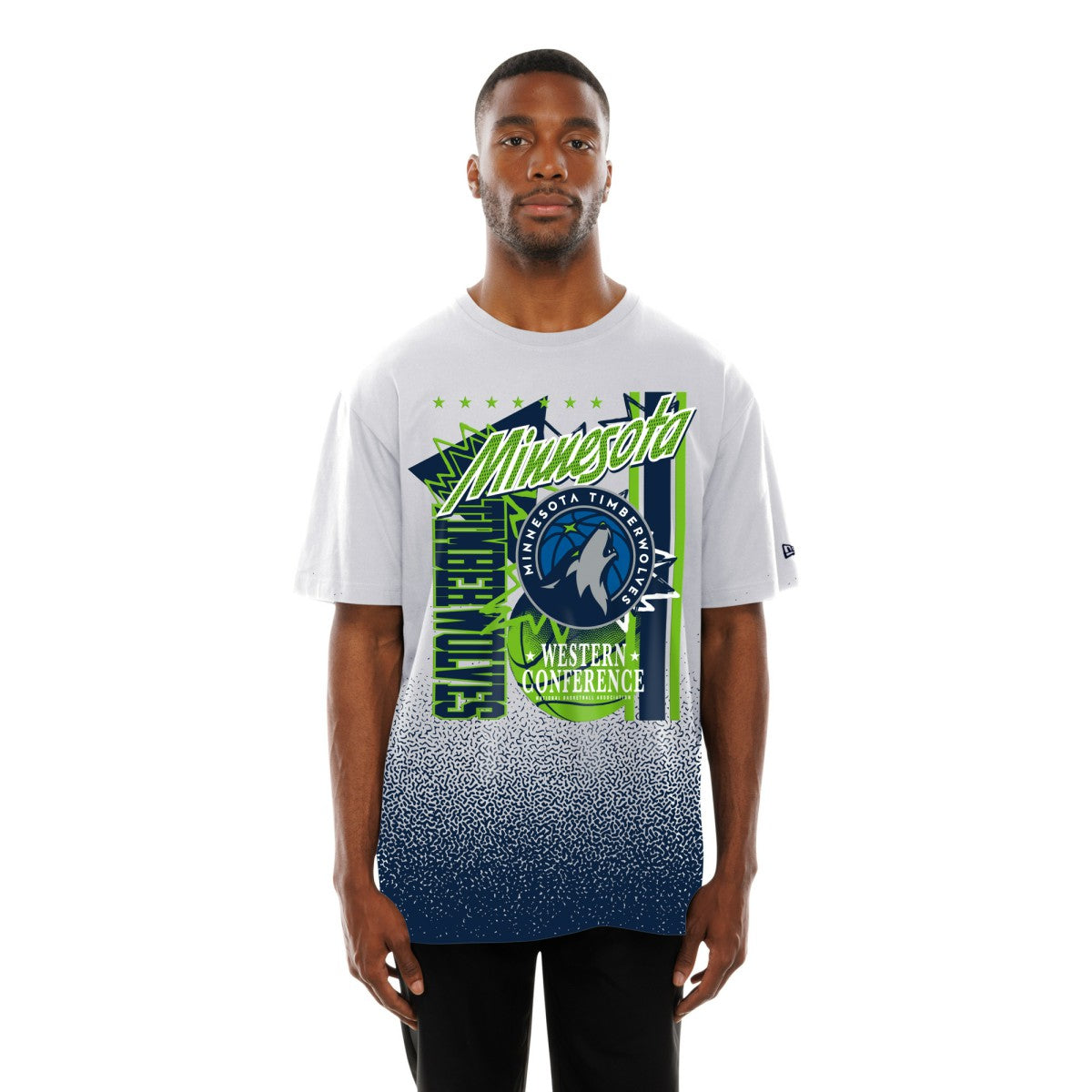White Minnesota Timberwolves Injection Sport Classics T-Shirt | NBA